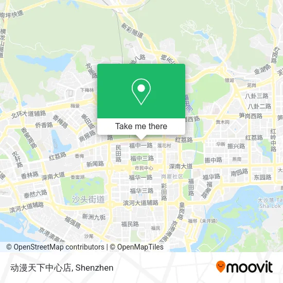 动漫天下中心店 map