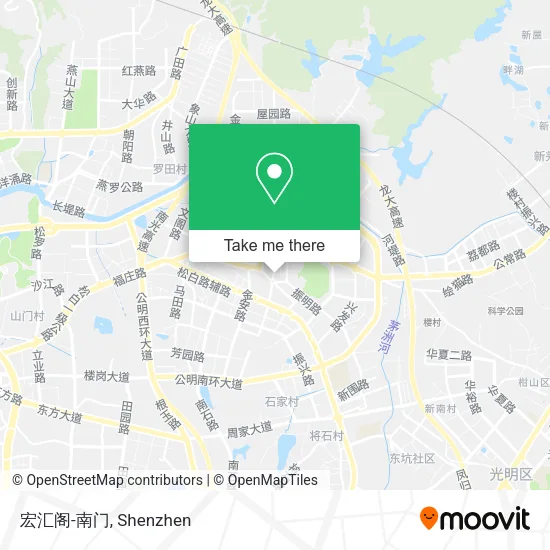 宏汇阁-南门 map