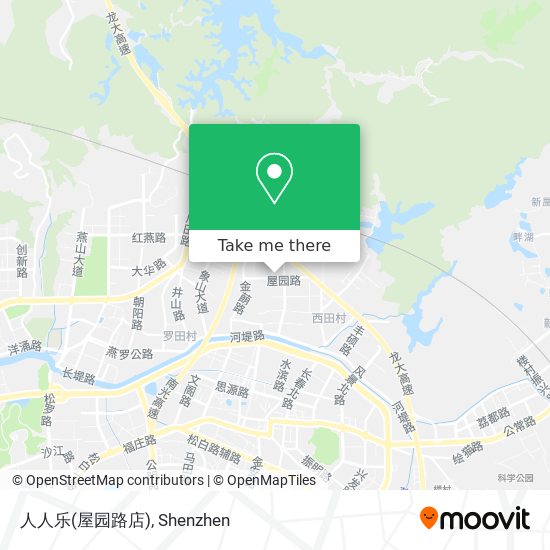 人人乐(屋园路店) map