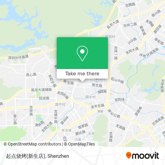 起点烧烤(新生店) map
