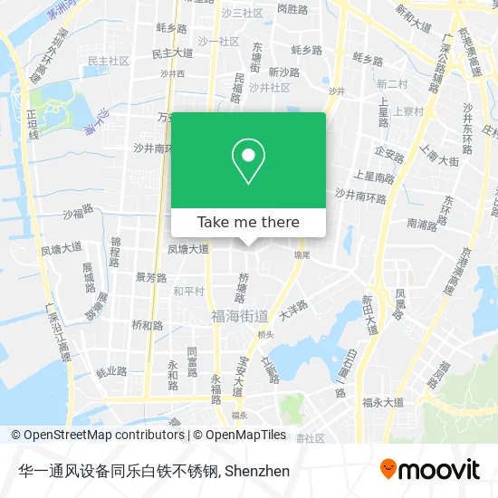 华一通风设备同乐白铁不锈钢 map