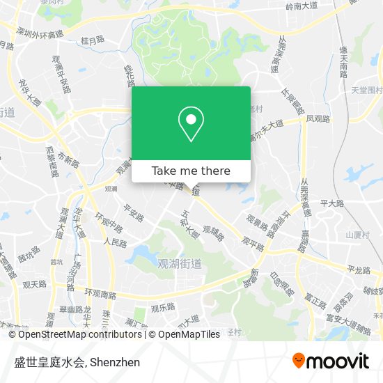 盛世皇庭水会 map