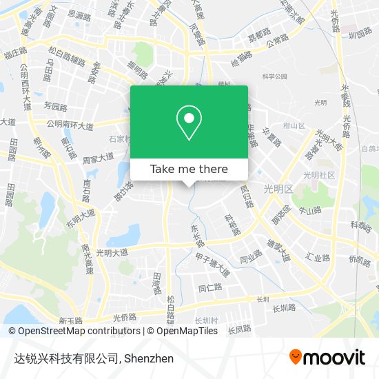 达锐兴科技有限公司 map