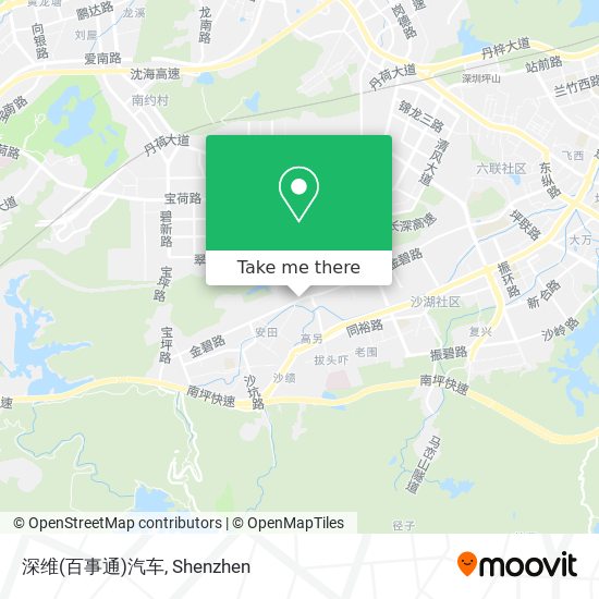 深维(百事通)汽车 map