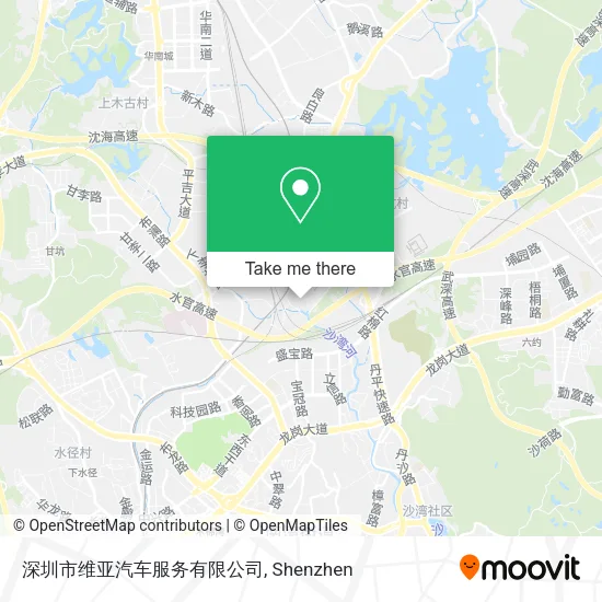 深圳市维亚汽车服务有限公司 map