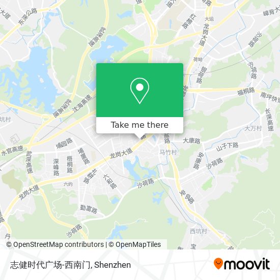 志健时代广场-西南门 map