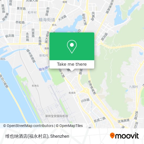 维也纳酒店(福永村店) map