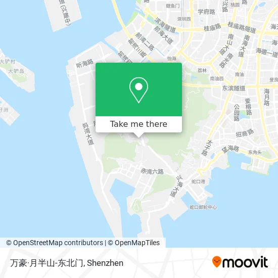 万豪·月半山-东北门 map