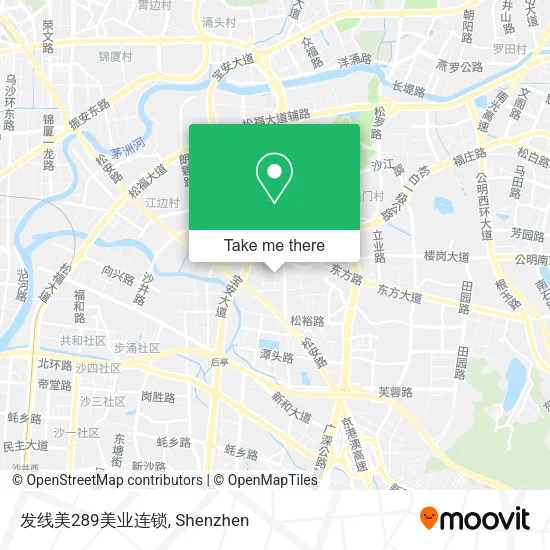 发线美289美业连锁 map