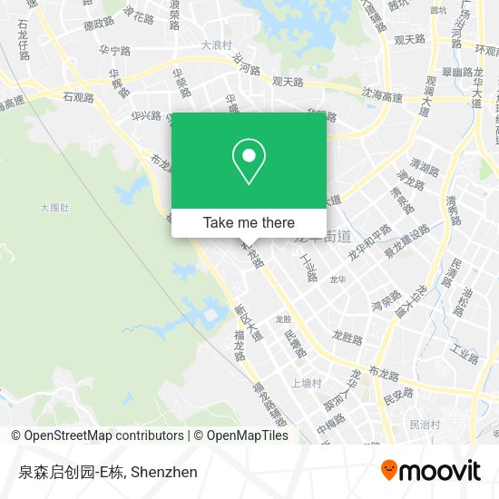 泉森启创园-E栋 map