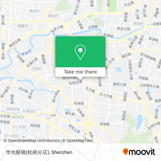 华光眼镜(松岗分店) map