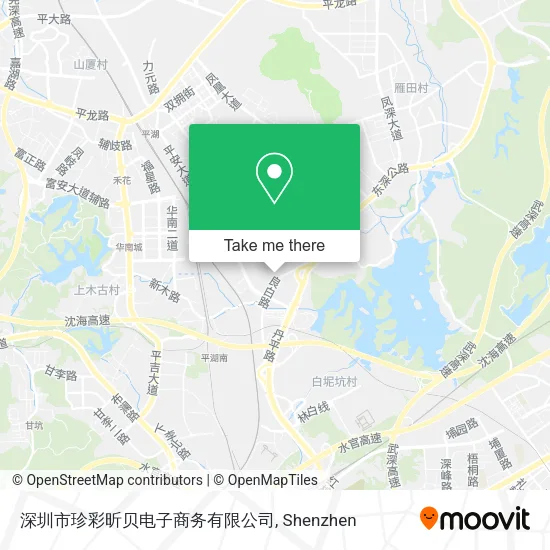 深圳市珍彩昕贝电子商务有限公司 map
