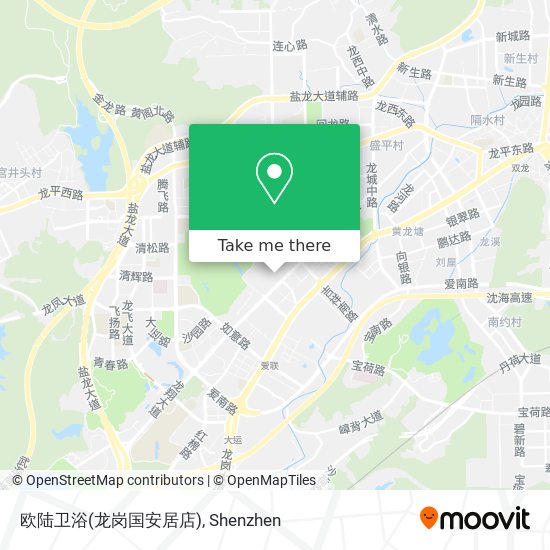 欧陆卫浴(龙岗国安居店) map