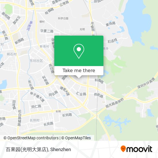 百果园(光明大第店) map