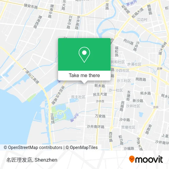 名匠理发店 map