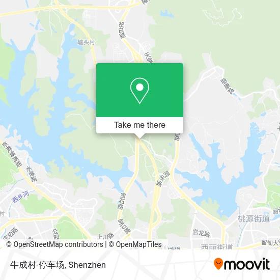 牛成村-停车场 map