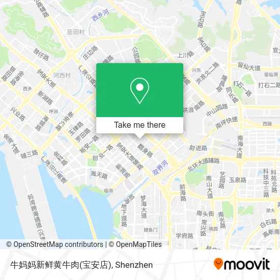 牛妈妈新鲜黄牛肉(宝安店) map