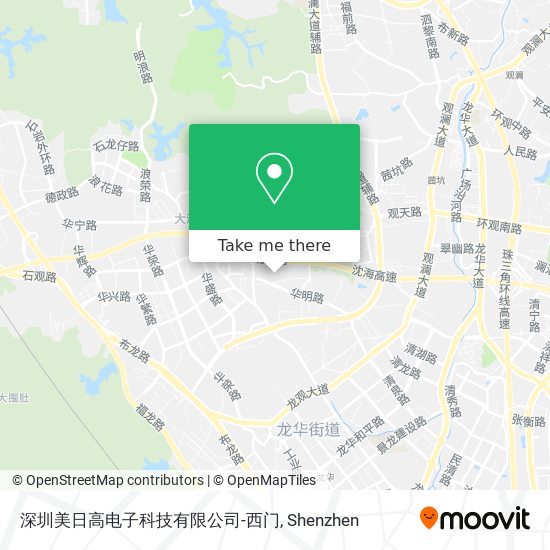 深圳美日高电子科技有限公司-西门 map