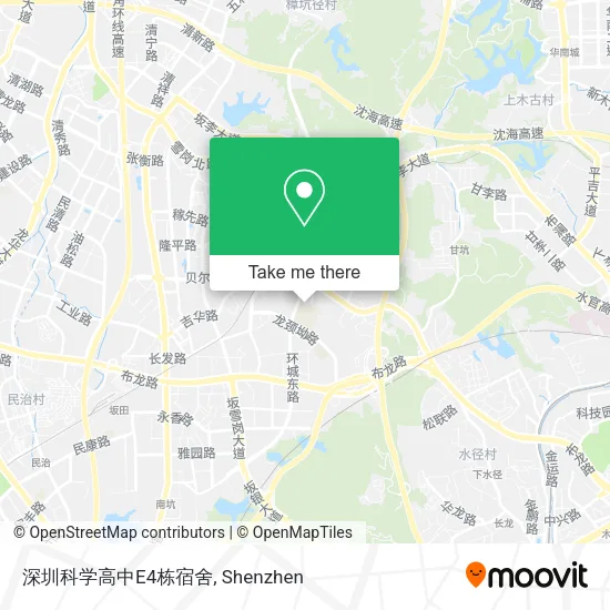 深圳科学高中E4栋宿舍 map