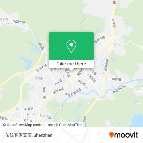 传统客家豆腐 map