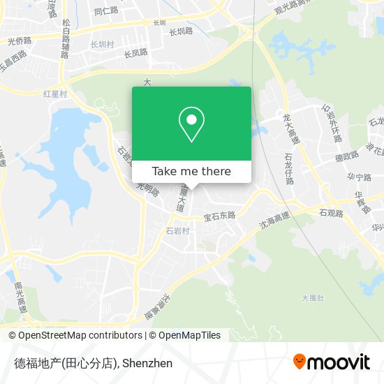 德福地产(田心分店) map