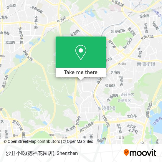 沙县小吃(德福花园店) map