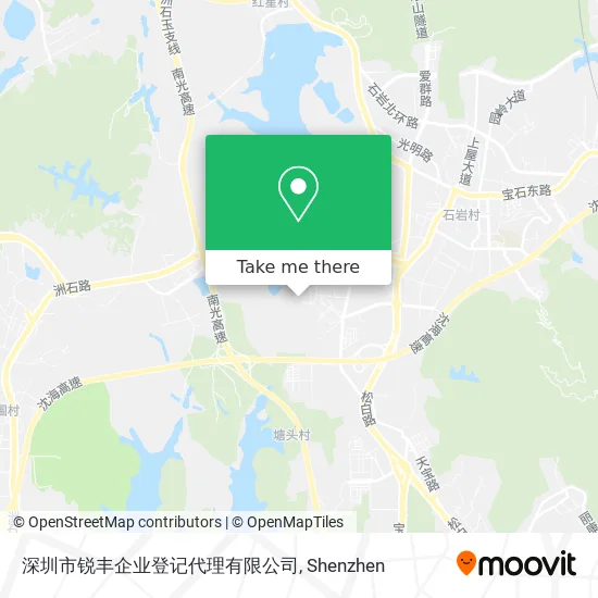 深圳市锐丰企业登记代理有限公司 map