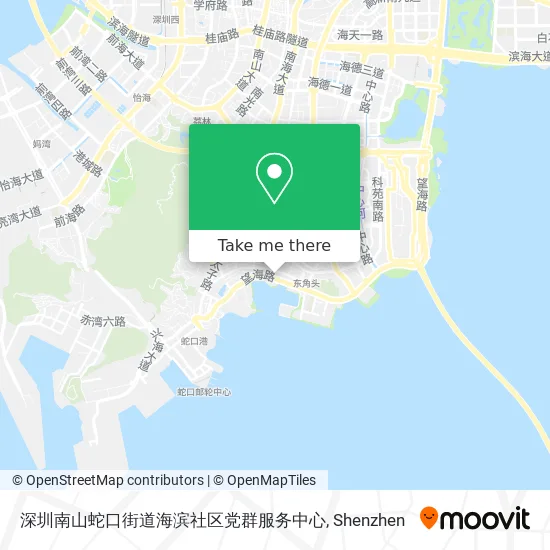 深圳南山蛇口街道海滨社区党群服务中心 map