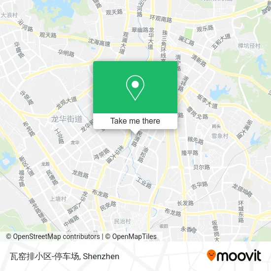 瓦窑排小区-停车场 map