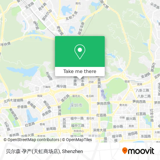 贝尔森·孕产(天虹商场店) map