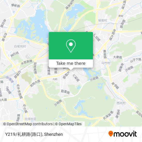 Y219/礼耕路(路口) map