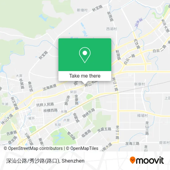 深汕公路/秀沙路(路口) map