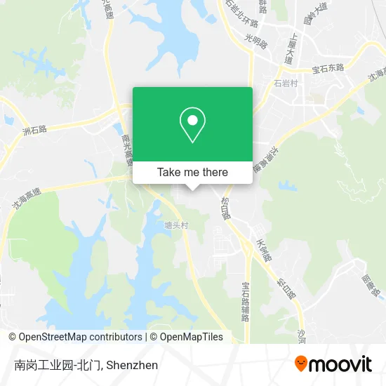 南岗工业园-北门 map