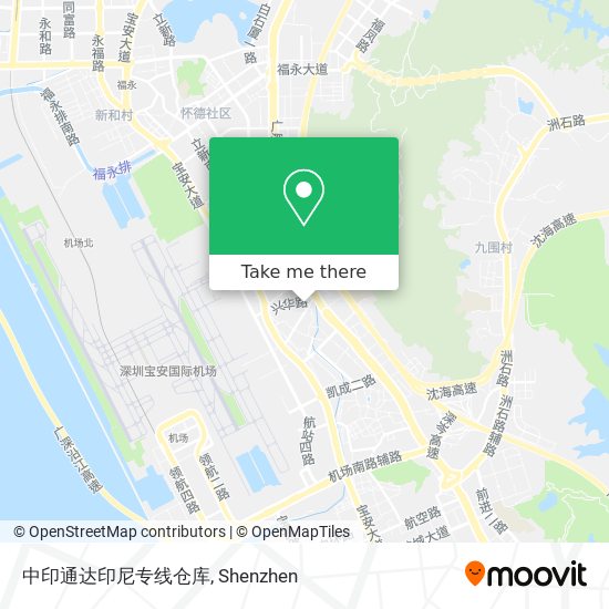 中印通达印尼专线仓库 map