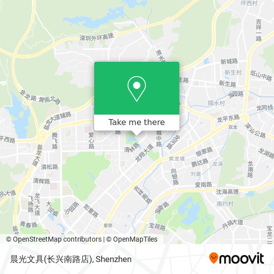 晨光文具(长兴南路店) map