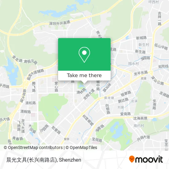 晨光文具(长兴南路店) map