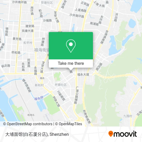 大埔面馆(白石厦分店) map