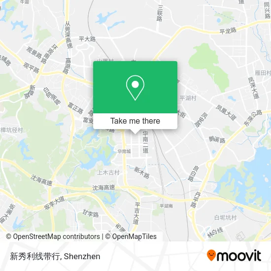 新秀利线带行 map