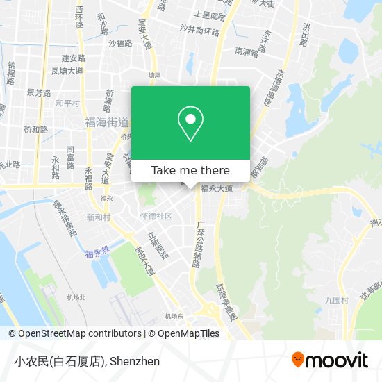 小农民(白石厦店) map