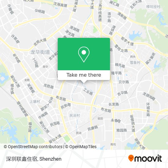 深圳联鑫住宿 map