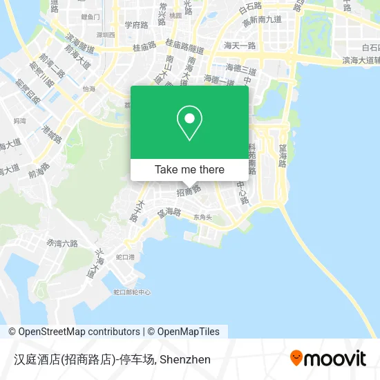 汉庭酒店(招商路店)-停车场 map