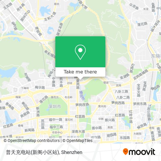 普天充电站(新阁小区站) map