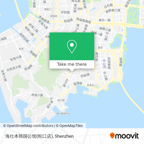 海仕本韩国公馆(蛇口店) map
