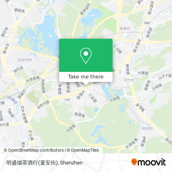 明盛烟茶酒行(厦安街) map