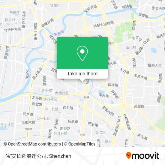 宝安长途般迁公司 map