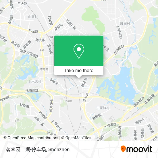 茗萃园二期-停车场 map