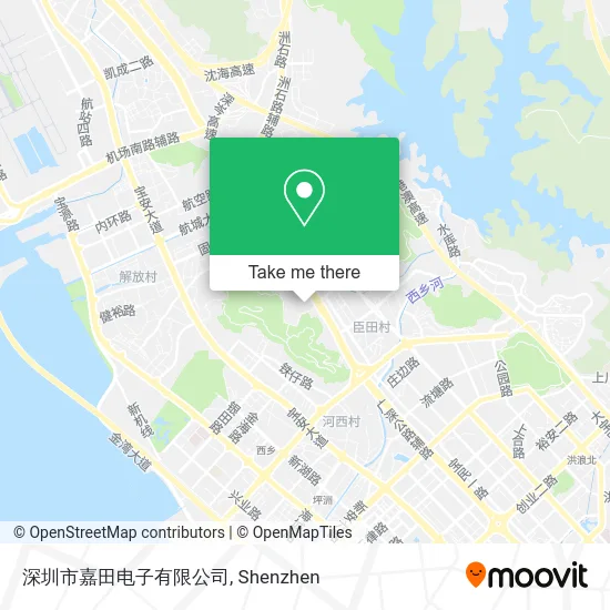 深圳市嘉田电子有限公司 map