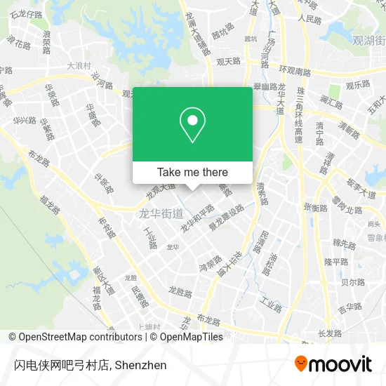 闪电侠网吧弓村店 map