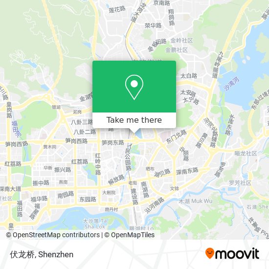 伏龙桥 map