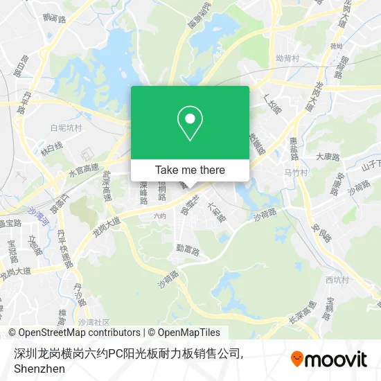 深圳龙岗横岗六约PC阳光板耐力板销售公司 map